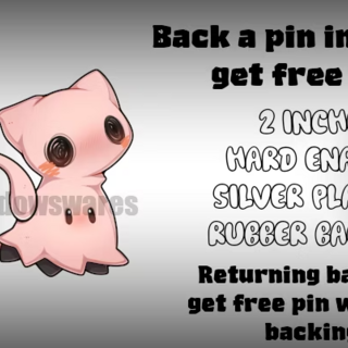 Mew Mimikyu Enamel Pin