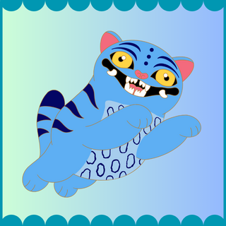 Derpy Tiger Pin