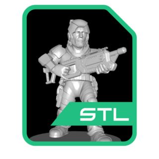 Army Squad Miniature STLs