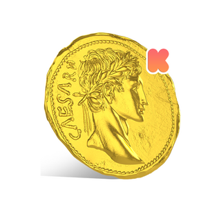 Agustus Gold metal Coin