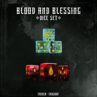 Blood and Blessing dice set