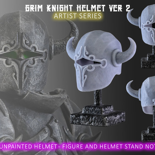 Mortem Grim Knight Helmet Ver 2 UNPAINTED