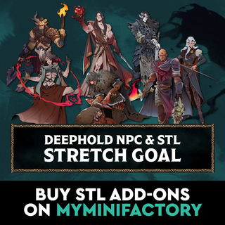 Deephold NPC & STL [Buy on MMF link in description]