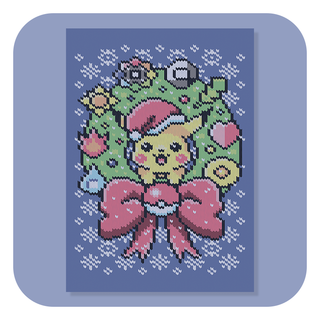 A6 Postcard - Christmas Card - A Merry Pika Christmas