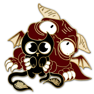 Displacer Kitty  - Dungeon Derpies pin