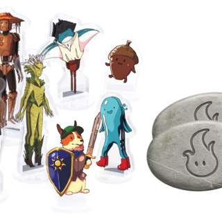 Acrylic Standees & Engraved Stones Upgrade Pack (Included in the Conductor's Edition)