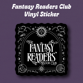 Fantasy Readers Club Sticker - 2 Sizes