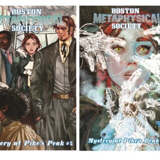 Issues 1 and 2 of Mystery at Pikes Peak. (Wu Covers)
