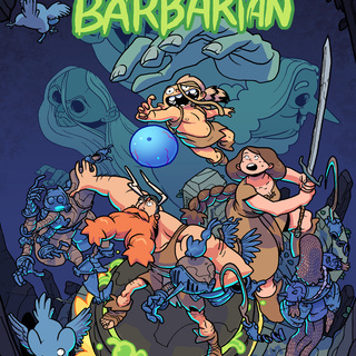 Wolski Cover Baby Barbarian and the Player's Throne Issue 1
