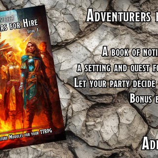 Adventurers for Hire Vol 1