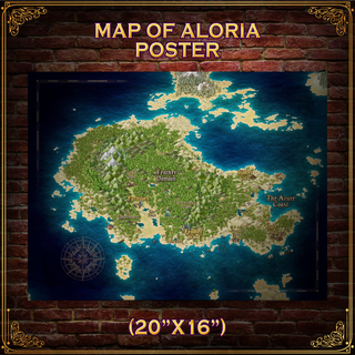 Map of Aloria - Poster