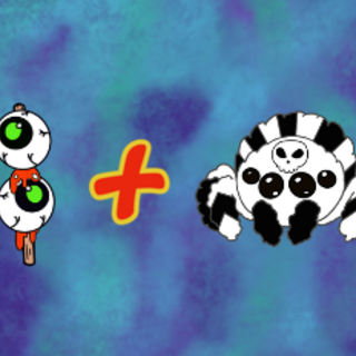 Jumping Candy Skull Spider + Gummy Eye Hard Enamel Pin 1.25 Inches