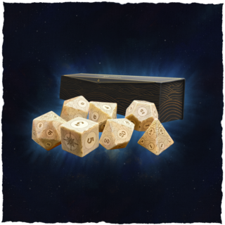 Old Scrimshaw - Polyhedral Dice Set