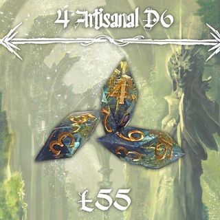 4-Piece Resin Dice Set