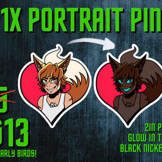 Boyfriend To Death 2" Glow In The Dark Pins