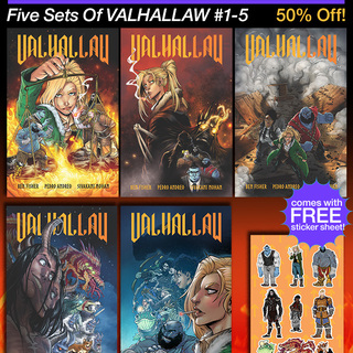 Retailer Bundle 5 Sets of ValhalLaw #1-5 + Bonus