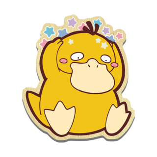 Migraine platypus wooden pin