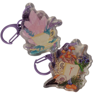 Spell art keychain