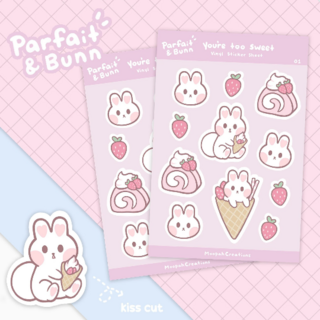 Parfait & Bunn - Sticker Sheet