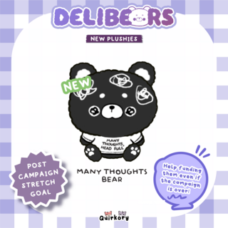 Many Thoughts Bear - NEW PLUSHIES