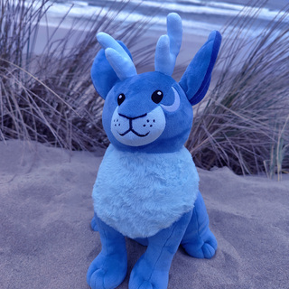 Blue Moon Jackalope Glow in the Dark Plush Toy