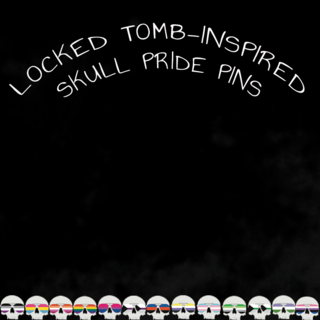 Skull Pride Pins Backing Card