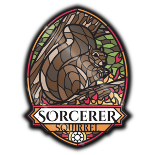 Sorcerer Squirrel Pin