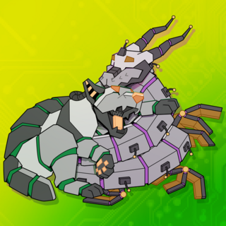 Byte & Python Transparent Vinyl Sticker