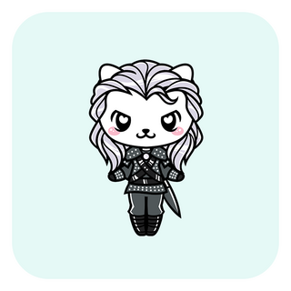 Witcher Geralt Enamel Pin