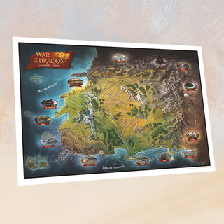 Map of the Westlands Art Print