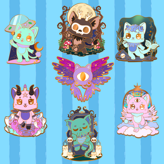 Nekonomicon Character Pin