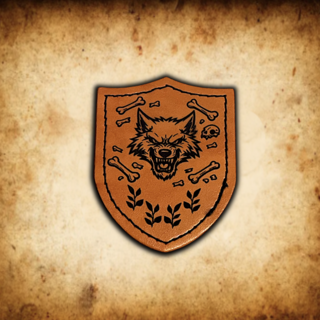 Lazer Engraved Iron on Patch