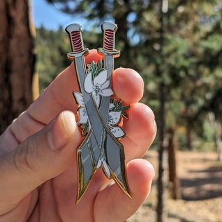 Zuko Dual Swords Regular Sword Pin