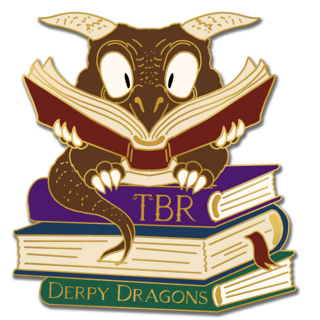 TBR pile derpy - Bookish pin