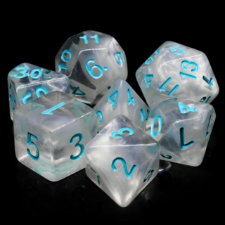 Dice Set Frozen Heart