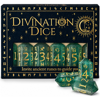 Emerald Rune Dice