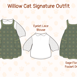 (Outfit Bundle) Willow Cat Signature Outfit