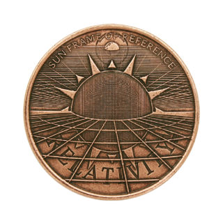 One Copper Relativity Coin