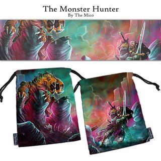 Extra Large "The Monster Hunter" Dice Bag