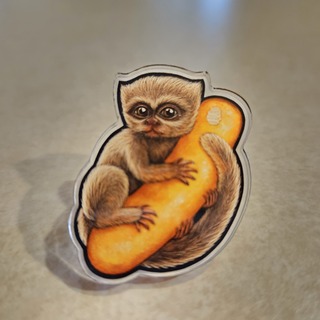 1.25" Acrylic Pin - Cheezy-Nom & Marge