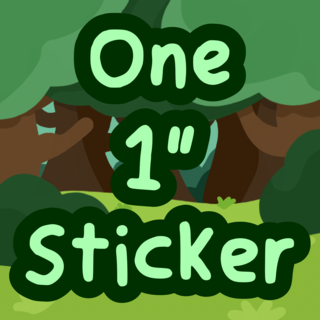 1" Bird Sticker
