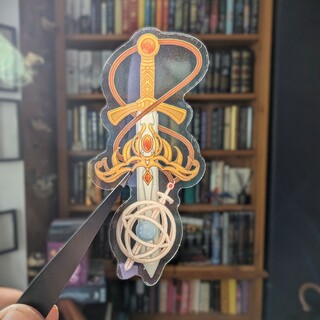 Throne of glass sticker