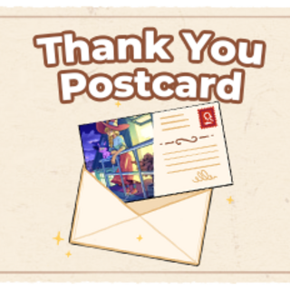 💌 Thank You Postcard (physical)