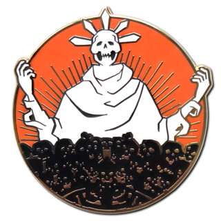 The Dead and the Damned Enamel Pin