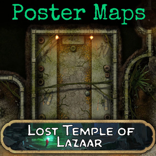 Poster Map - Lost Temple of Lazaar