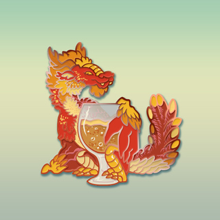 Amber Ale pin