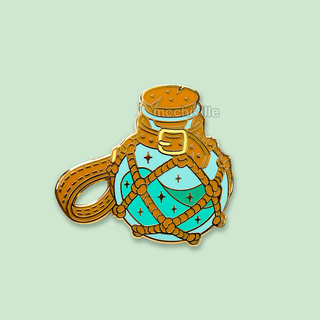 Bottle of Mermaid Tears Pin