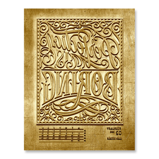 Brass Printing Plate - 2023 - 02 February - Alan Guzman