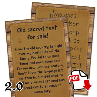 Digital Quest Decks: Notice Board 2 (PDF)