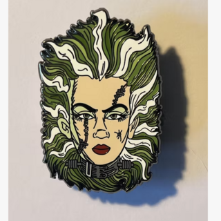Frankenhorrors Bride of Frankenstein 2" enamel pin